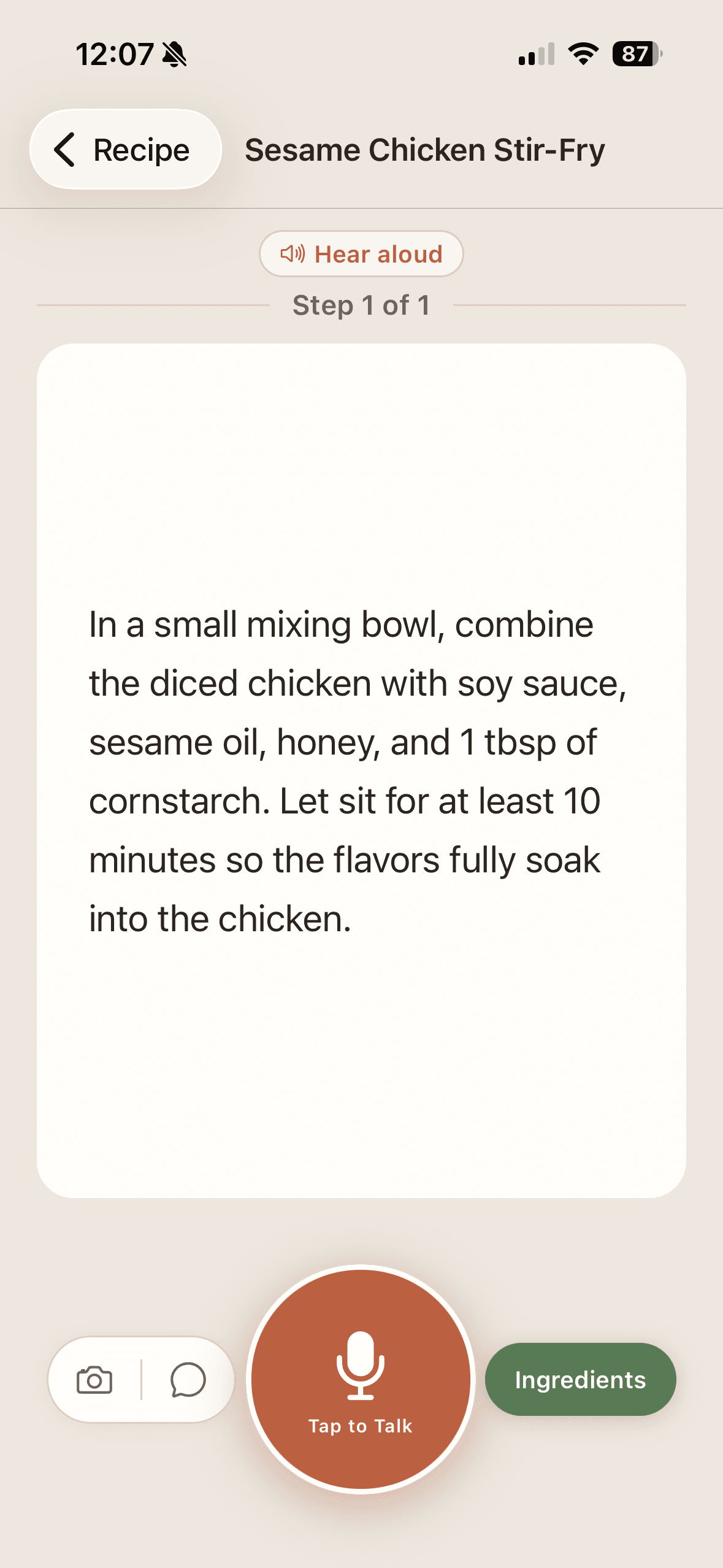 Roux recipe cook screen