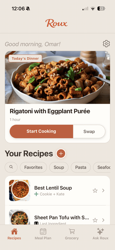 Keep your recipes together